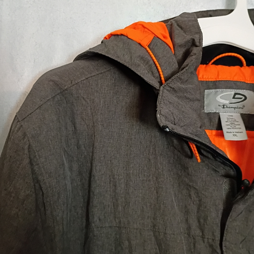 Champion Gray And Orange Performance Jacket - image 3